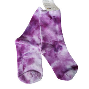 tie dye sokken in paarstinten