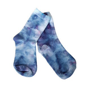 tie dye sokken in blauwtinten