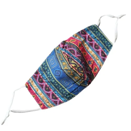 Wasbaar mondkapje design multicolor