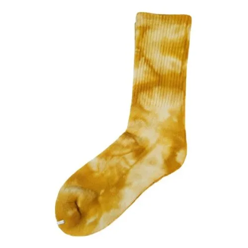 D15034-tie-dye-sokken-okergeel.jpg Tie Dye sokken okergeel - 35/40