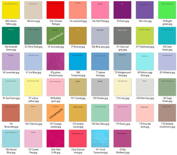 Procion kleuren mei 2026-1 Tie Dye Pakket 3 - zelf samenstellen