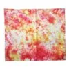 Tie dye kussensloop fire geel rood oranje