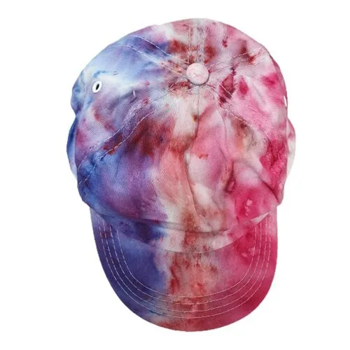 Tie Dye sportcap roze paars