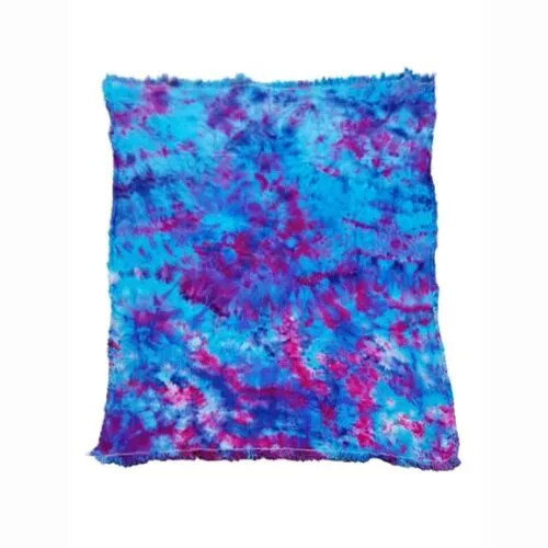 handgeverfd tie dye plaid